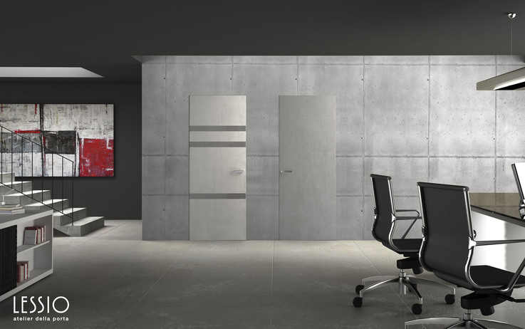 Dettaglio tecnico e voci di capitolato per porte interne in legno e laccate